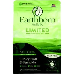Earthborn Holistic Venture Limited Ingredient Turkey Meal & Pumpkin Grain-Free Dry Dog Food -Cozy Paws 931398 PT1. AC SS1800 V1697754571