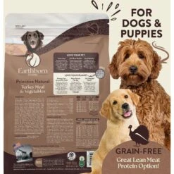 Earthborn Holistic Primitive Natural Turkey Meal & Vegetables Grain-Free Dry Dog Food -Cozy Paws 931422 PT2. AC SS1800 V1697736253