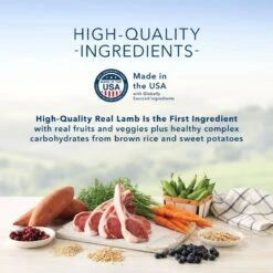 Blue Buffalo Life Protection Formula Adult Lamb & Brown Rice Recipe Dry Dog Food & Blue Buffalo Homestyle Recipe Lamb Dinner With Garden Vegetables Canned Dog Food -Cozy Paws 933230 PT7. AC SS1800 V1692305201