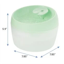 Frisco Whimsical Leaf Round Dog & Cat Fountain & Frisco Pet Fountain Replacement Filters -Cozy Paws 933558 PT2. AC SS1800 V1692305202