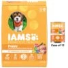 Iams Proactive Health Puppy High Protein DHA Formula With Real Chicken Dry Dog Food & Iams ProActive Health Classic Ground With Chicken & Rice Puppy Wet Dog Food