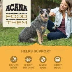 ACANA Free-Run Poultry Recipe Grain-Free Dry Dog Food -Cozy Paws 93449 PT4. AC SS1800 V1694097530