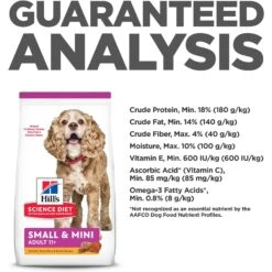 Hill's Science Diet Adult 11+ Small & Mini Chicken Meal, Barley & Brown Rice Recipe Dry Dog Food -Cozy Paws 93537 PT8. AC SS1800 V1609452439