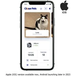 Closer Pets MiBowl + Smart Microchip Automatic Small Dog & Cat Feeder, White, 12-oz -Cozy Paws 935838 PT3. AC SS1800 V1694538291