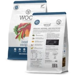 The New Zealand Natural Pet Food Co. Woof Beef Air Dried Dog Food, 26.5-oz Bag -Cozy Paws 937582 PT1. AC SS1800 V1691781098