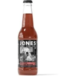 JONES Craft Soda For Dogs Braised Beef Recipe Dog Food Topping, 12-oz Bottle, 4 Count