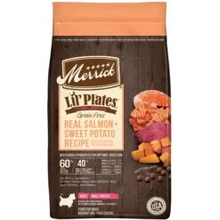 Merrick Lil' Plates Grain-Free Chicken-Free Real Salmon + Sweet Potato Recipe Small Breed Dry Dog Food