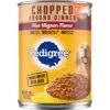 Pedigree Chopped Ground Dinner Filet Mignon Flavor Wet Dog Food, 13.2-oz Can, Case Of 12