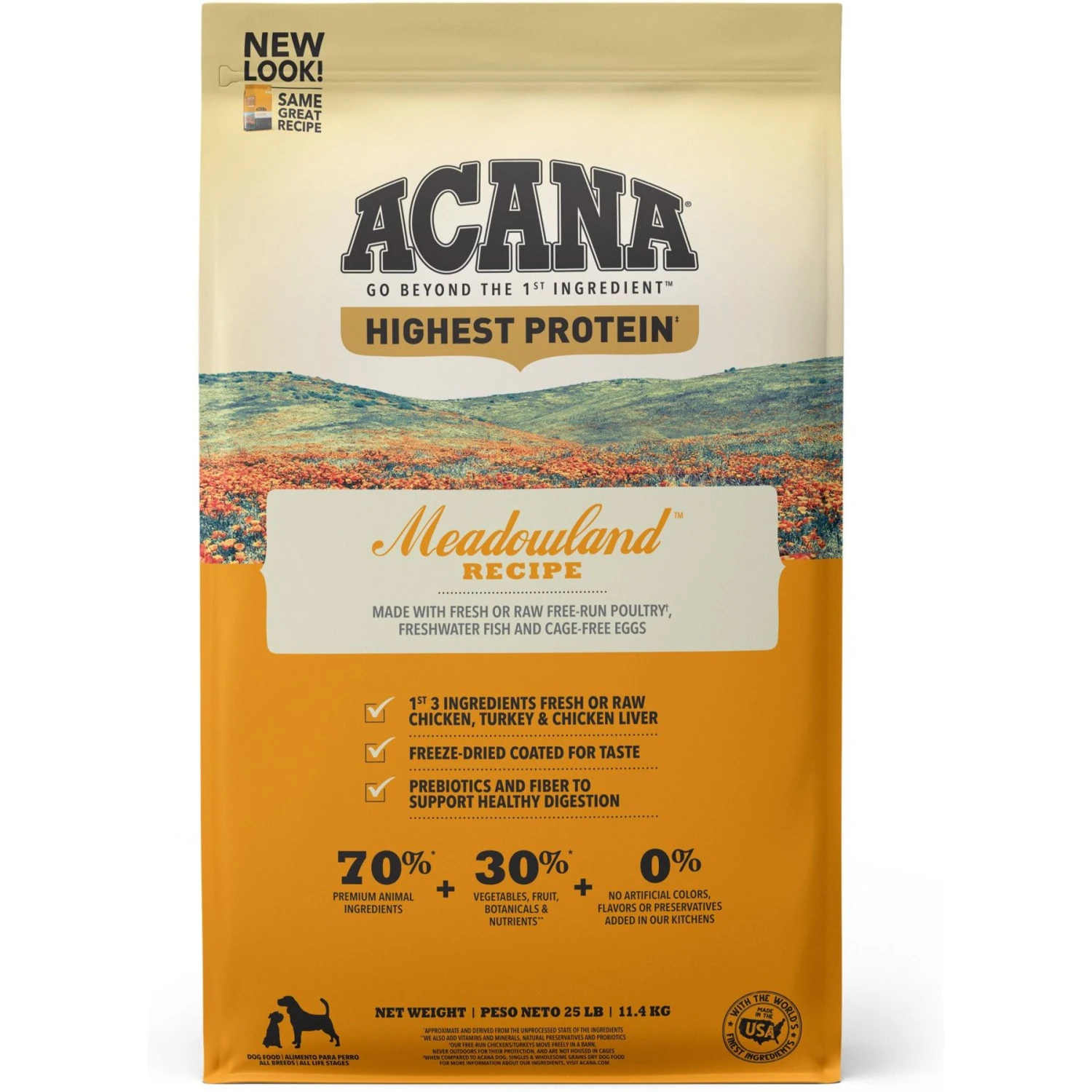 ACANA Meadowland Grain-Free Dry Dog Food 3 ACANA Meadowland Grain-Free Dry Dog Food
