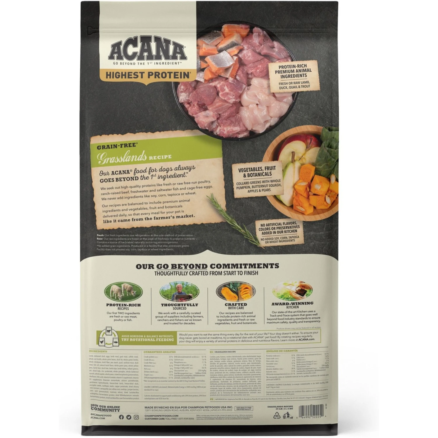ACANA Grasslands Grain-Free Dry Dog Food 4 ACANA Grasslands Grain-Free Dry Dog Food - Image 2