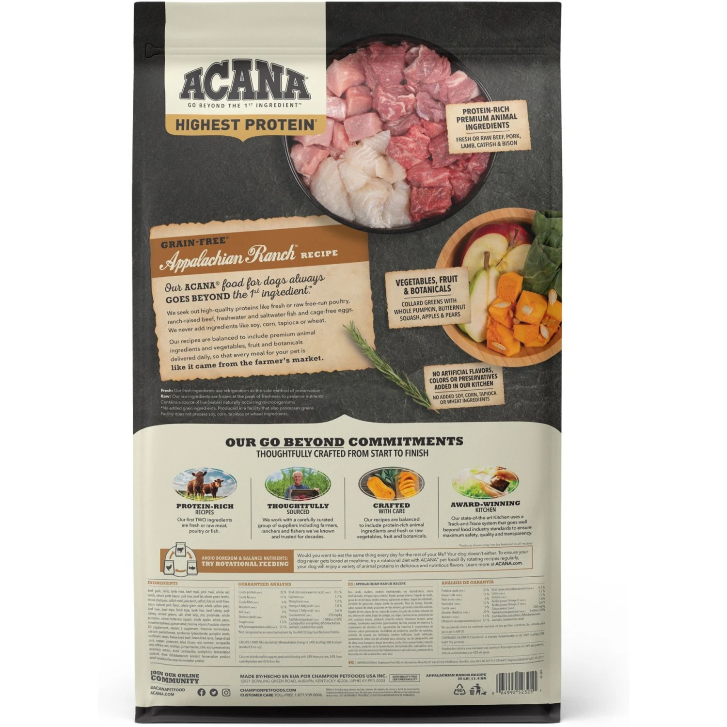 ACANA Appalachian Ranch Grain-Free Dry Dog Food 5 ACANA Appalachian Ranch Grain-Free Dry Dog Food - Image 3