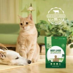 Fur Valley Beef Liver Freeze-Dried Dog & Cat Food Topper, 9-oz Bag -Cozy Paws 970942 PT5. AC SS1800 V1698869130