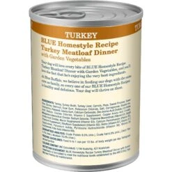 Blue Buffalo Homestyle Recipe Turkey Meatloaf Dinner With Garden Vegetables Canned Dog Food & Blue Buffalo Homestyle Recipe Lamb Dinner With Garden Vegetables Canned Dog Food -Cozy Paws 971510 PT3. AC SS1800 V1696339167