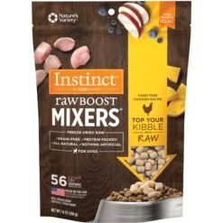 Instinct Raw Boost Mixers Beef Recipe Grain-Free Freeze-Dried Dog Food Topper & Instinct Raw Boost Mixers Chicken Recipe Grain-Free Freeze-Dried Dog Food Topper -Cozy Paws 971678 PT5. AC SS1800 V1696337934