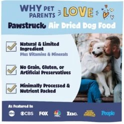 Pawstruck Chicken Recipe Grain-Free Air Dried Dog Food -Cozy Paws 971950 PT2. AC SS1800 V1700170101