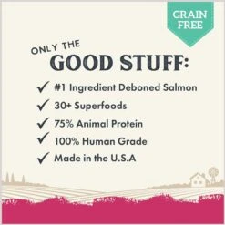 Health Extension Salmon Recipe Non-GMO Air-Dried Dog Food, 2-lb Bag -Cozy Paws 972262 PT5. AC SS1800 V1698171881