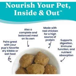 Solid Gold Chicken Meatball In Gravy With Nutrientboost High-Protein Wet Dog Food Topper, 10.5-oz Pouch -Cozy Paws 978070 PT2. AC SS1800 V1698091814