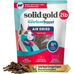 Solid Gold Complete & Balanced Beef Recipe Air Dried Dog Food Topper