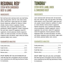 ORIJEN Regional Red & Tundra Entree Variety Pack Grain-Free Wet Dog Food, 12-oz Can, Case Of 6 -Cozy Paws 979726 PT5. AC SS1800 V1697899165