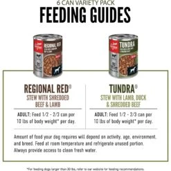 ORIJEN Regional Red & Tundra Entree Variety Pack Grain-Free Wet Dog Food, 12-oz Can, Case Of 6 -Cozy Paws 979726 PT6. AC SS1800 V1697901126