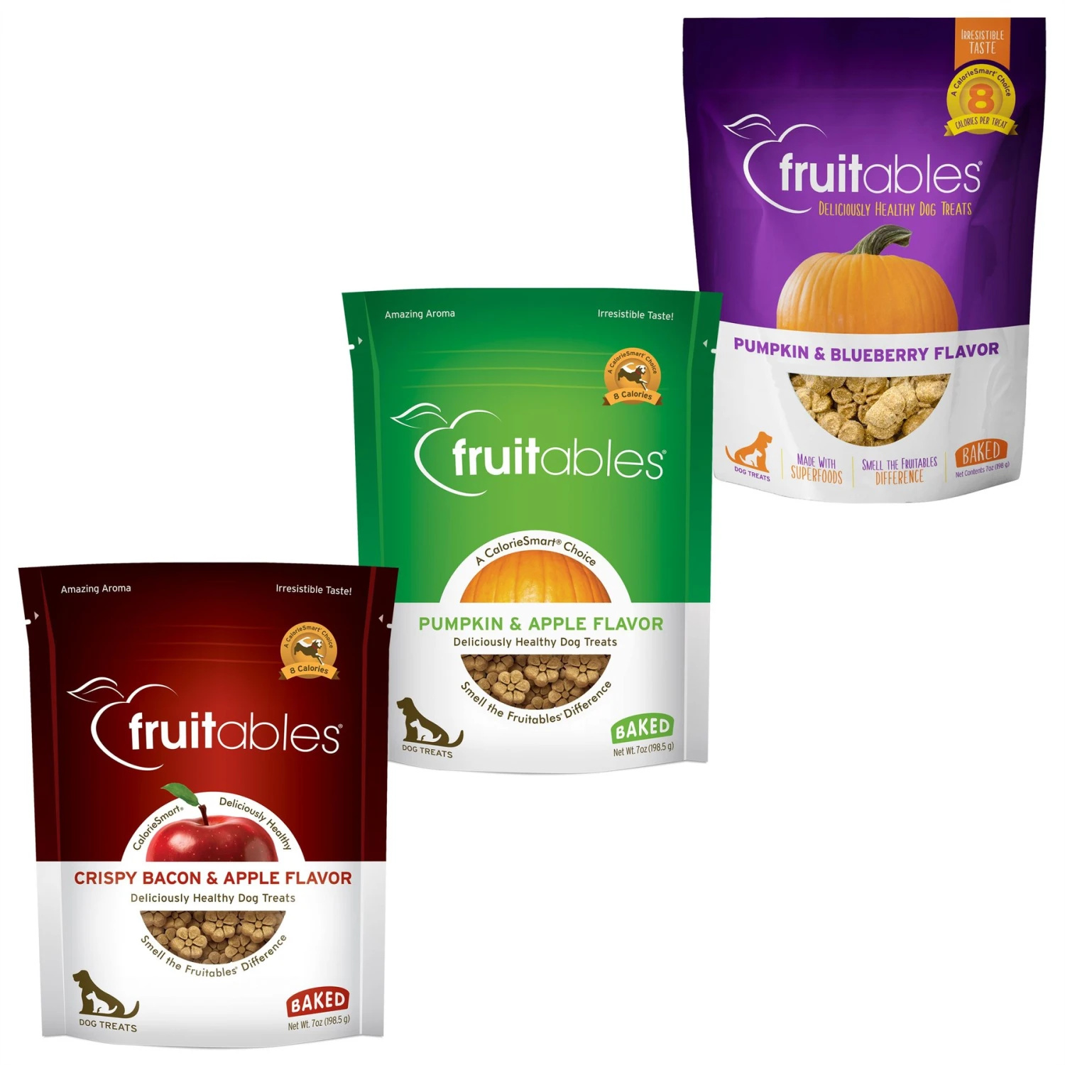 Fruitables Pumpkin & Blueberry Flavor Dog Treats + 2 Items 3 Fruitables Pumpkin & Blueberry Flavor Dog Treats + 2 Items