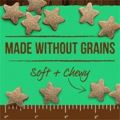 Merrick Power Bites Real Rabbit + Sweet Potato Recipe Grain-Free Soft & Chewy Dog Treats -Cozy Paws 98675 PT2. AC SS1800 V1644916287