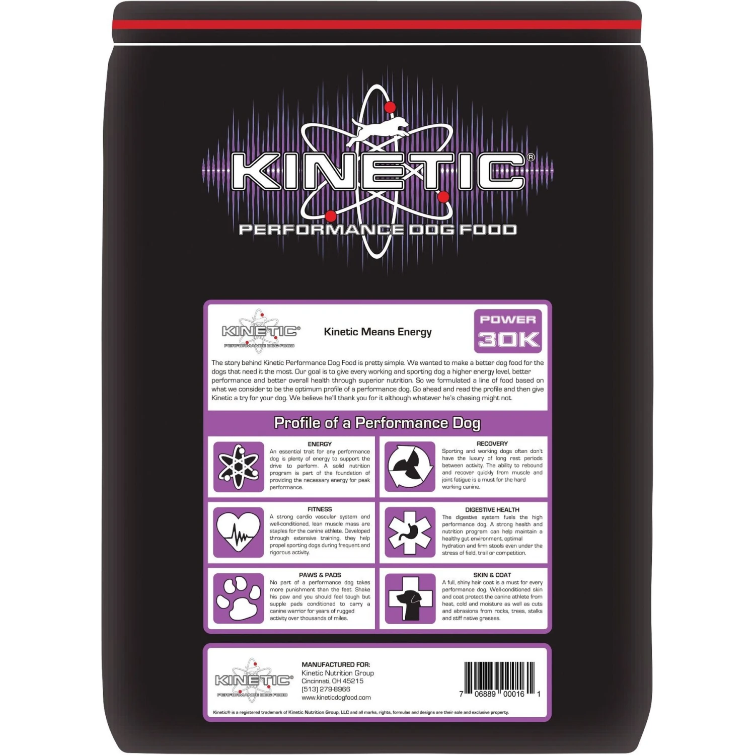 Kinetic Performance Power 30K Formula Dry Dog Food 4 Kinetic Performance Power 30K Formula Dry Dog Food - Image 2