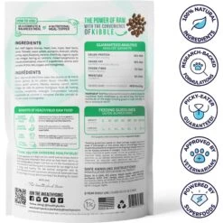 Healthybud Beef Meal Bites Freeze-Dried Dog Food, 14-oz Bag -Cozy Paws 992558 PT1. AC SS1800 V1702938492